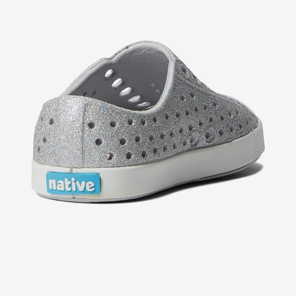 Native Shoes•C9 (Child)•EUC•Jefferson Disco Bling•Embedded Silver Disco Glitter - Picture 13 of 16
